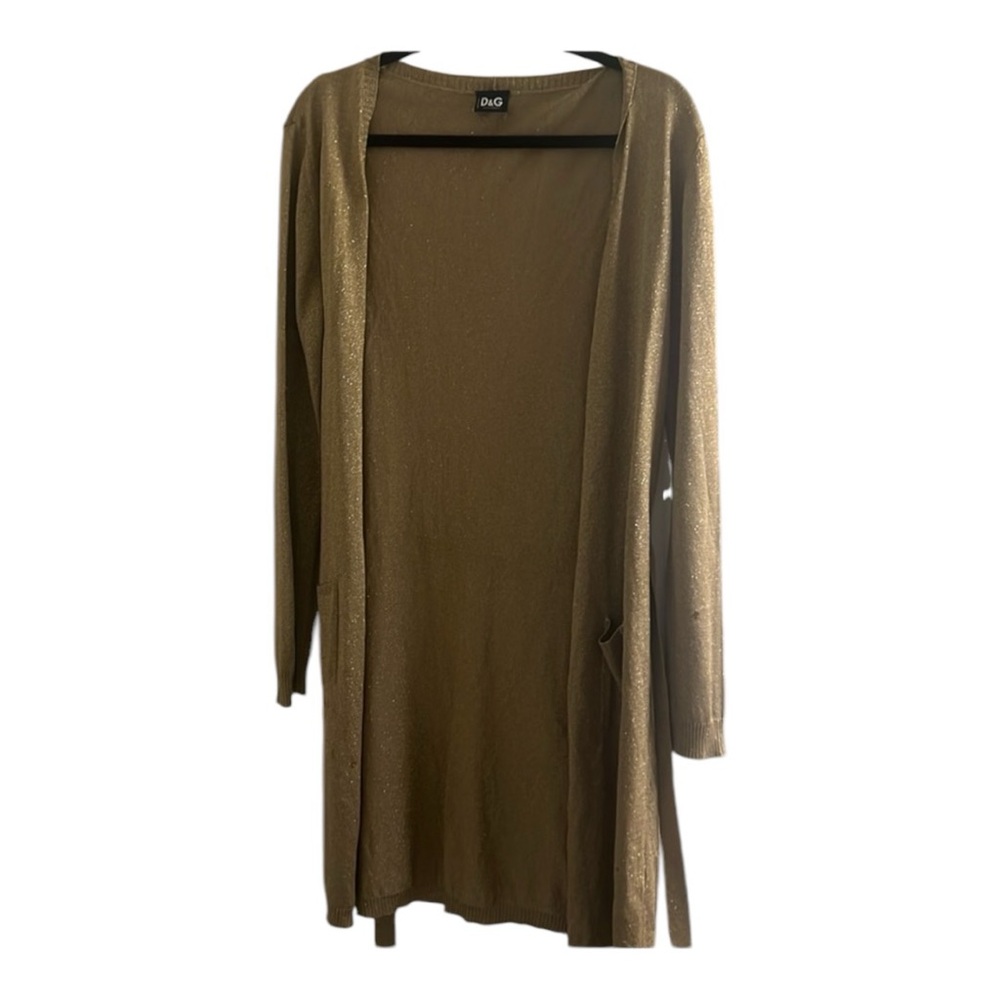 Dolce and Gabanna gold sweater